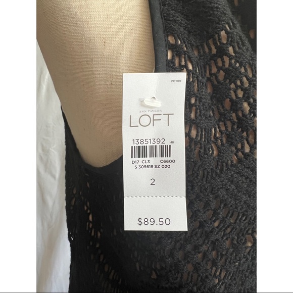 Ann Taylor Loft Black Lace Cocktail Dress - Size 2 - Picture 5 of 8